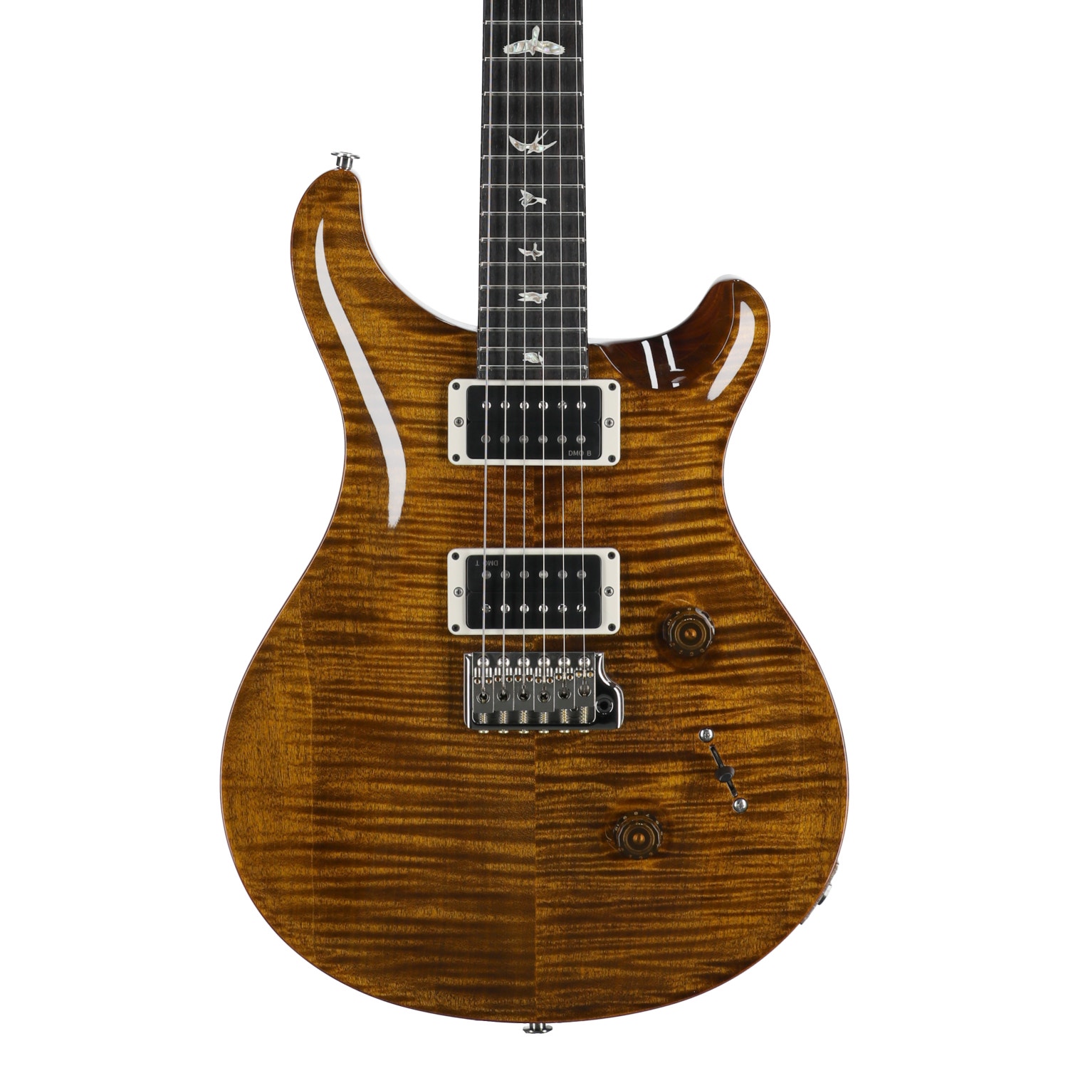 PRS Custom 24 Black Gold with Case View 2