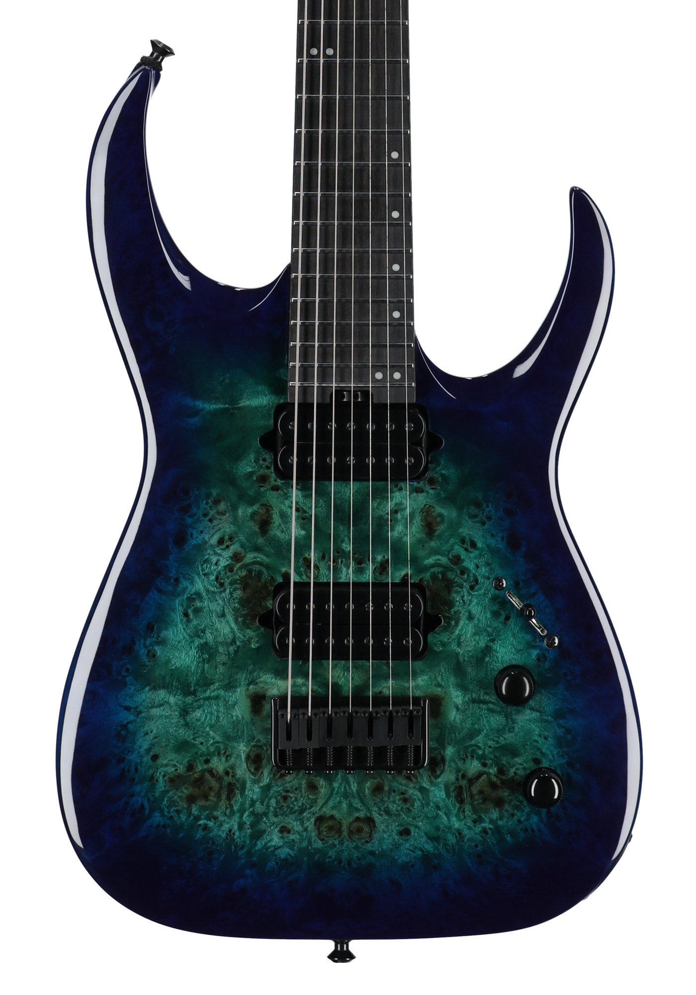 Jackson Misha Mansoor HT7P 7-String Guitar with Bag Chlorine View 2