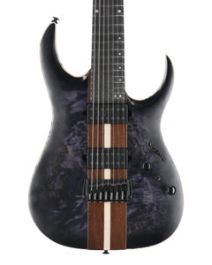 Ibanez Premium RGA217P1PB 7-String Electric Guitar with Bag Deep Twilight Burst