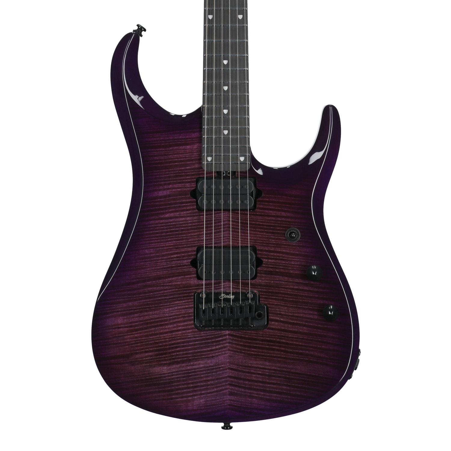 Sterling JP150 DiMarzio Guitar Purple Nebula