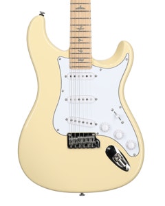 PRS SE Silver Sky Maple Board Guitar Moon White with Bag View 2