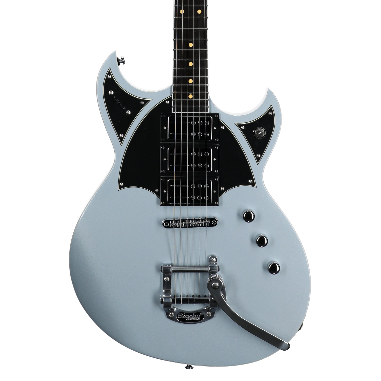 Reverend Reeves Gabrels Spacehawk Supreme Guitar Silver
