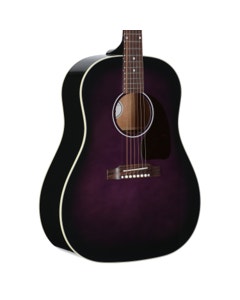 Gibson J-45 Standard Acoustic Electric Guitar with Case Purple Burst