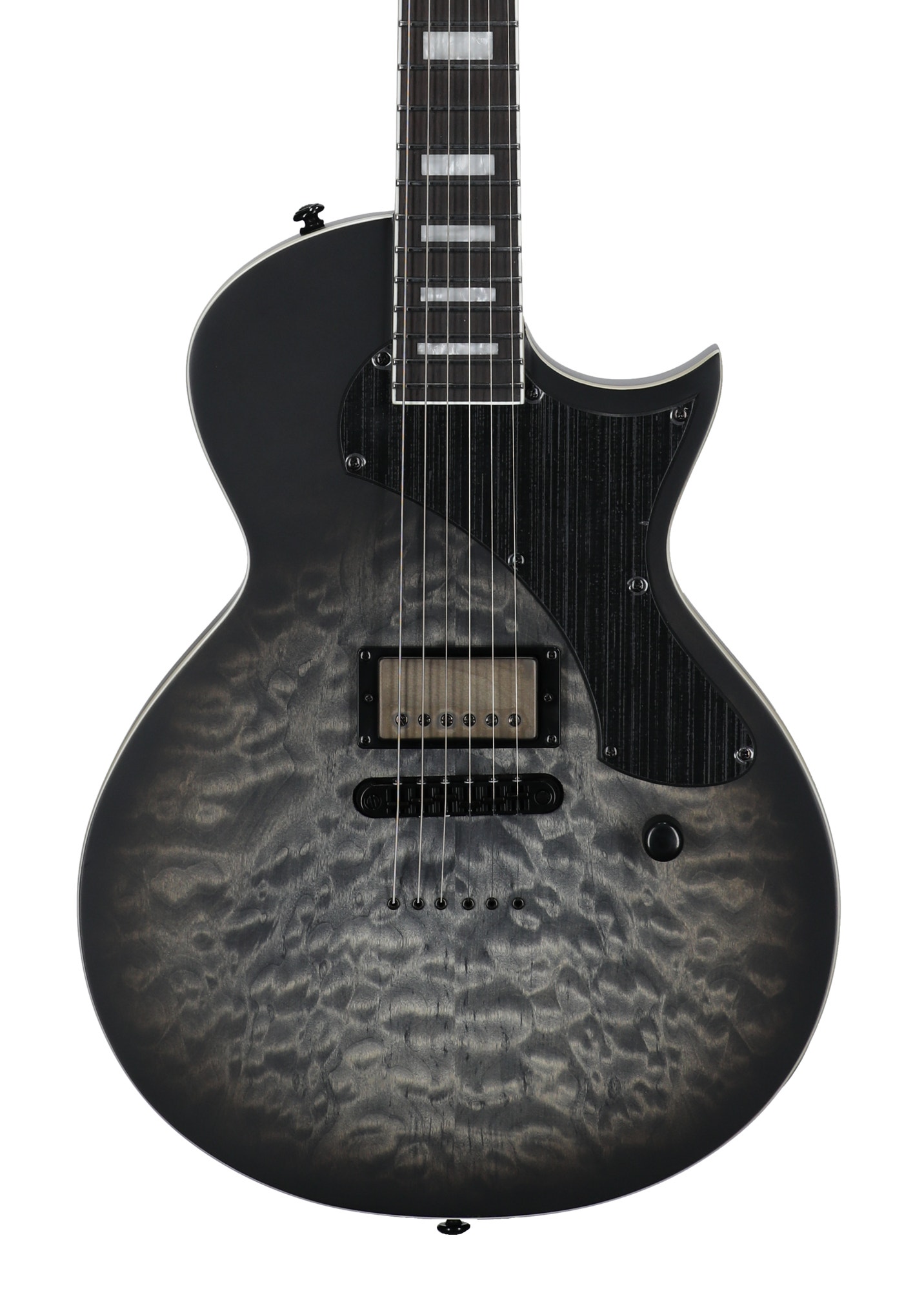 ESP LTD EC-01FT Electric Guitar Charcoal Burst Satin Teardrop