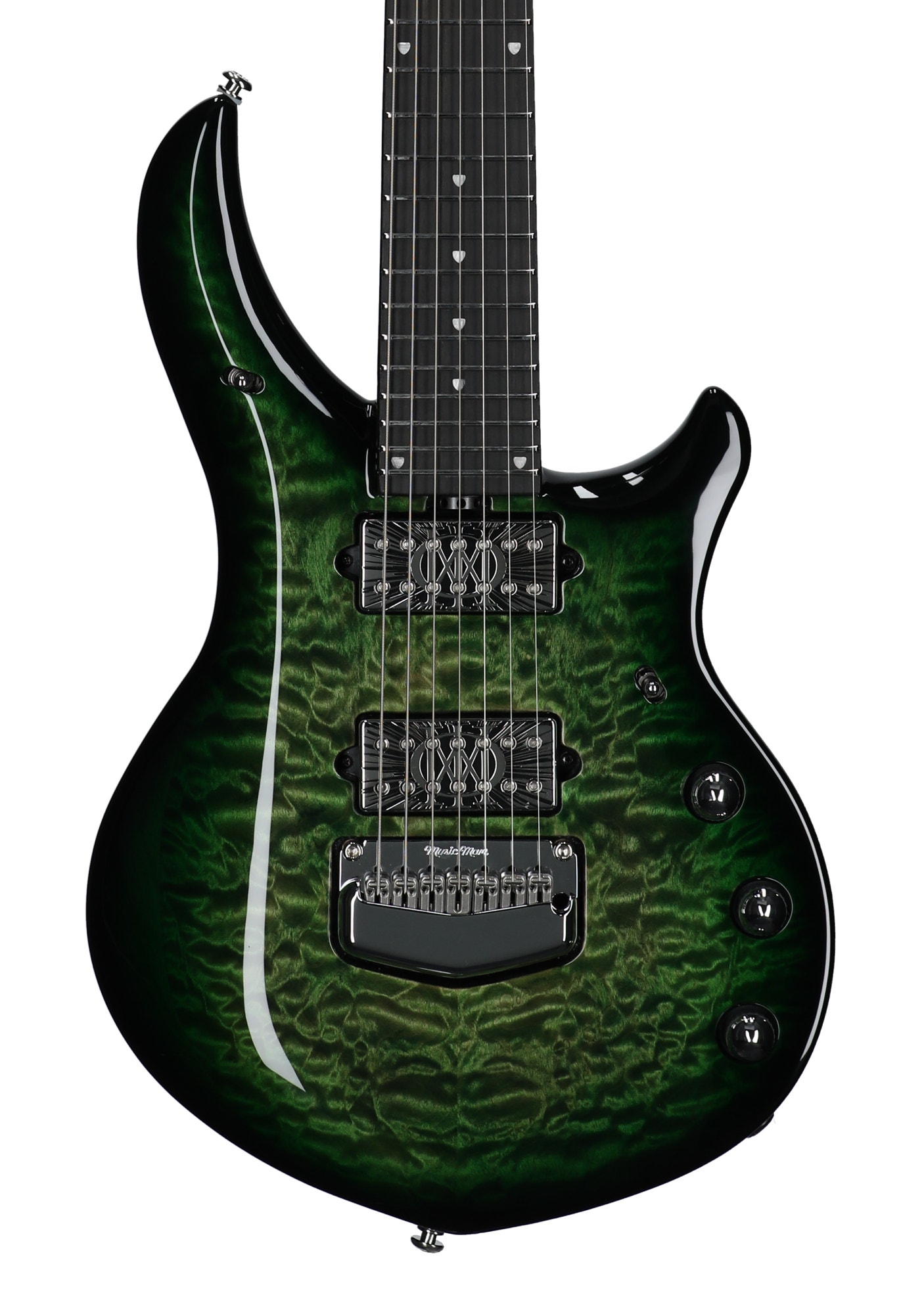 Ernie Ball Music Man John Petrucci Majesty BFR 7 Ball Family Reserve 7-String with Mono Case Malachite