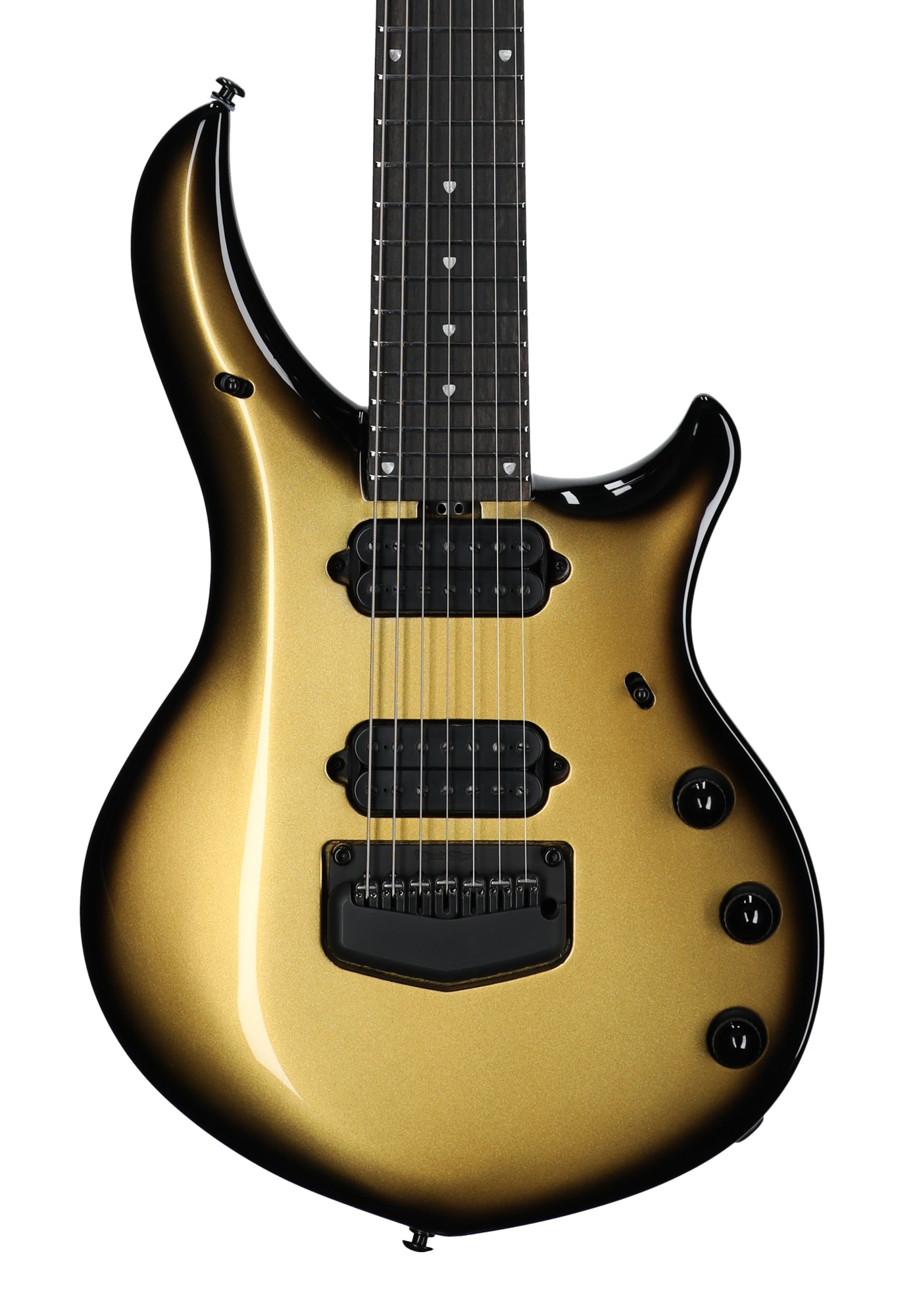 Ernie Ball Music Man John Petrucci Majesty 7 7-String Guitar with Mono Softcase Gold Eclipse