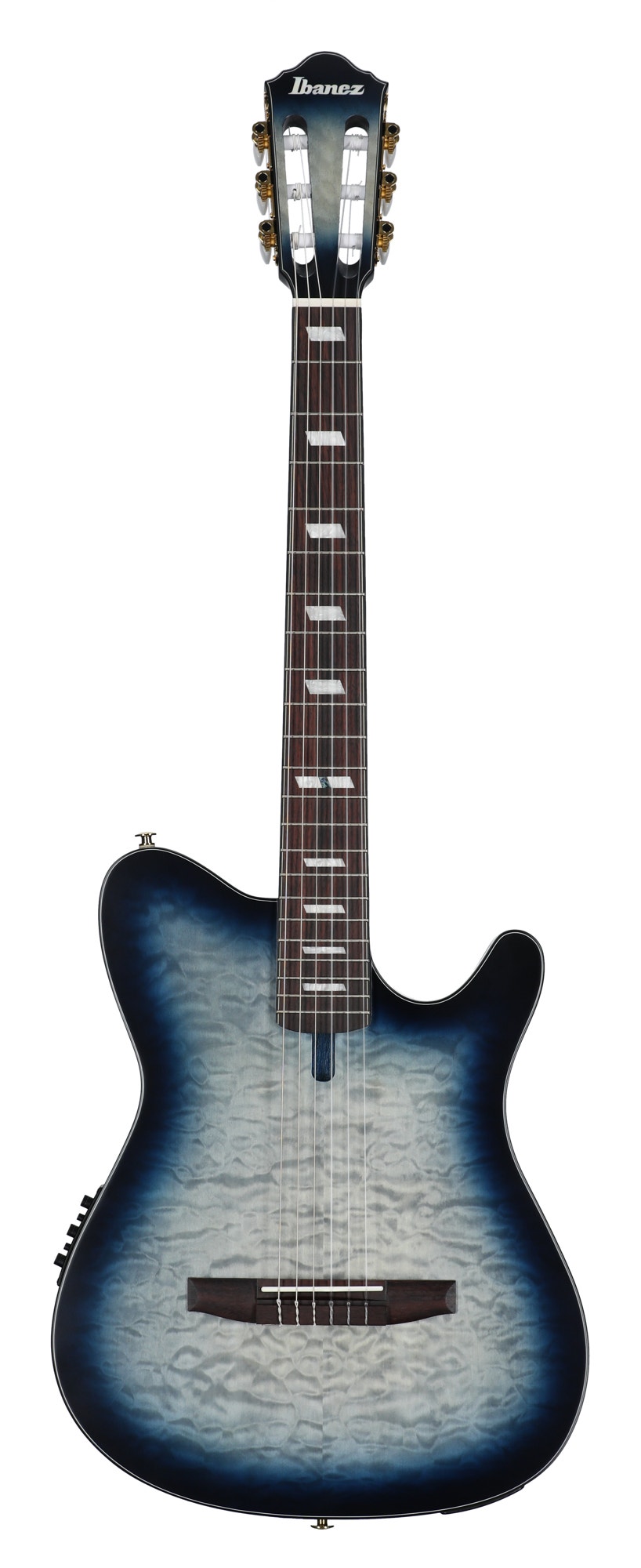 Ibanez FRH20QMN Acoustic Electric Guitar Cosmic Blue Sunburst
