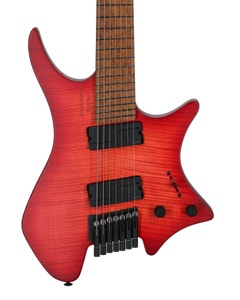 Strandberg Boden Original N2.7 7-String Guitar with Gig Bag Sunset Coral Burst Satin