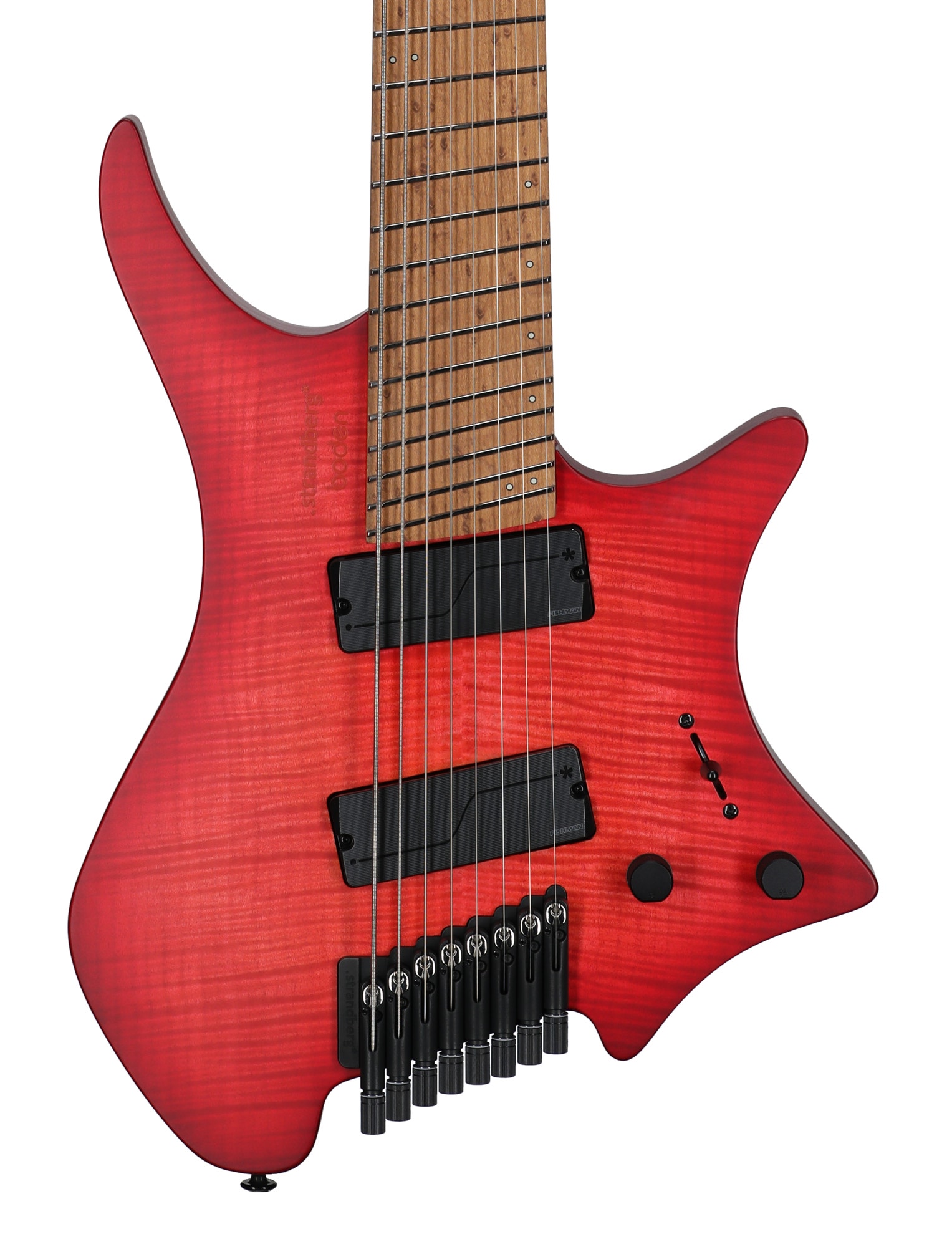 Strandberg Boden Original N2.8 8-String Guitar with Gig Bag Sunset Coral Burst Satin