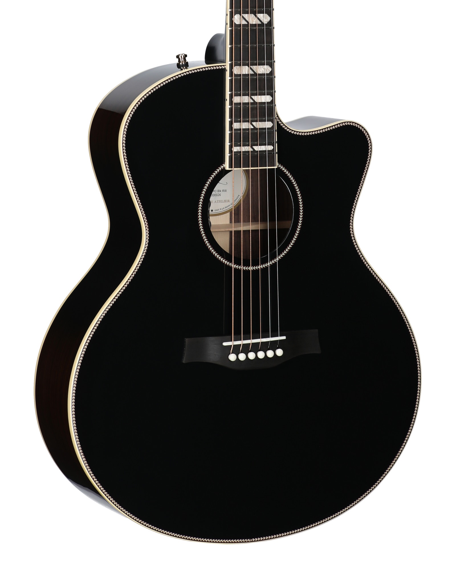 Godin Connaisseur MJ Blk RW with Bag