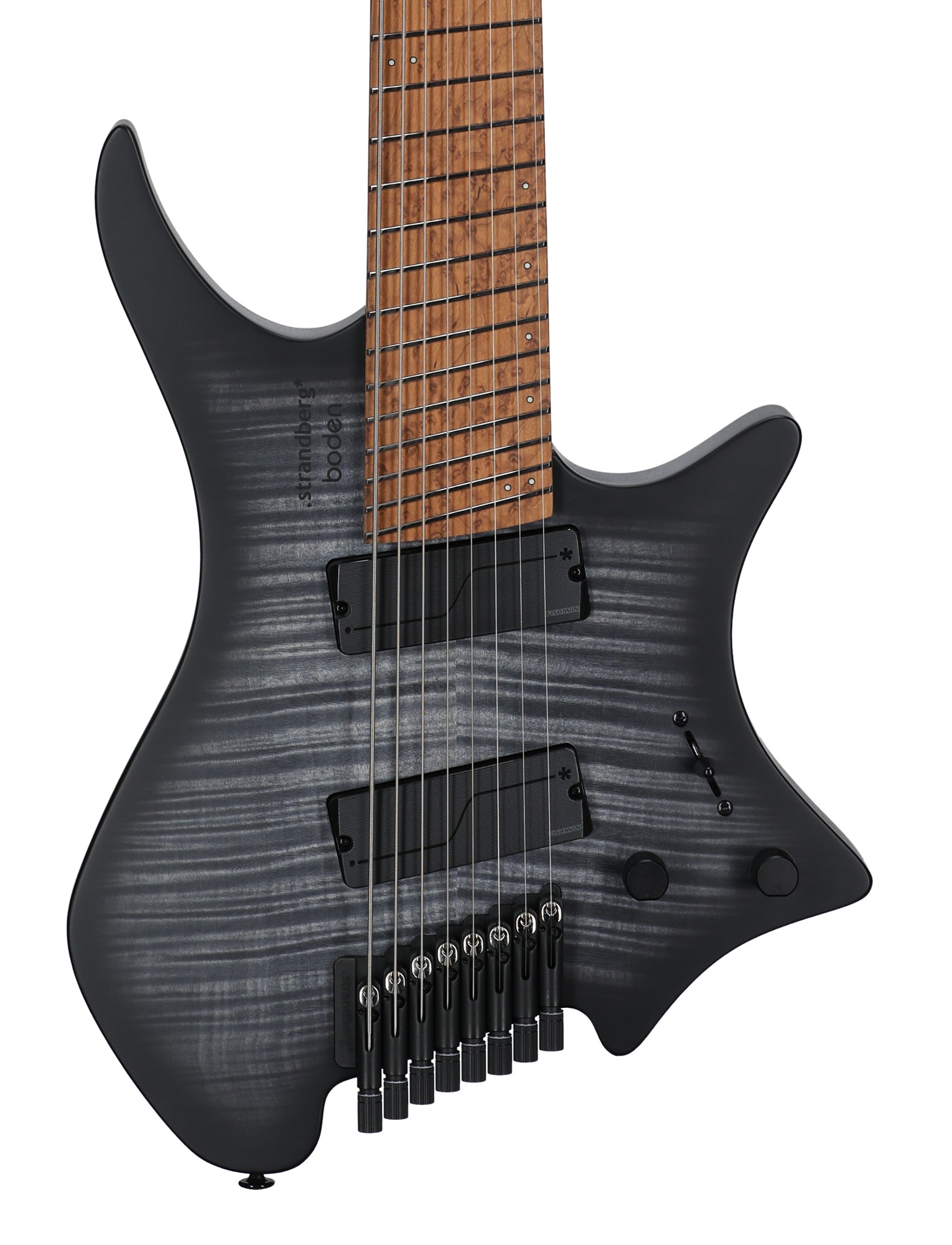 Strandberg Boden Original N2.8 8-String Guitar with Gig Bag Black Denim Burst Satin