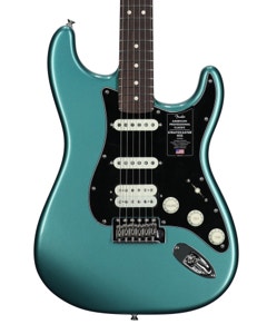 Fender Am Pro Classic Strat HSS RW Sherwood Gr WB View 2