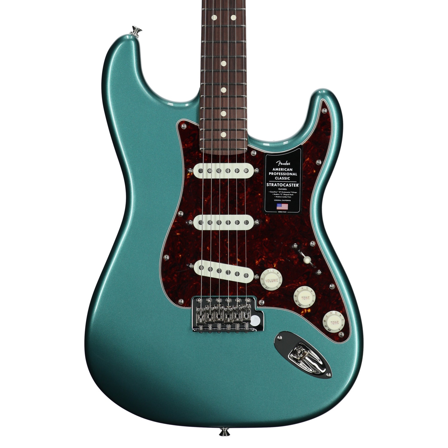 Fender Am Pro Classic Strat RW Faded Sherwood W/B View 2