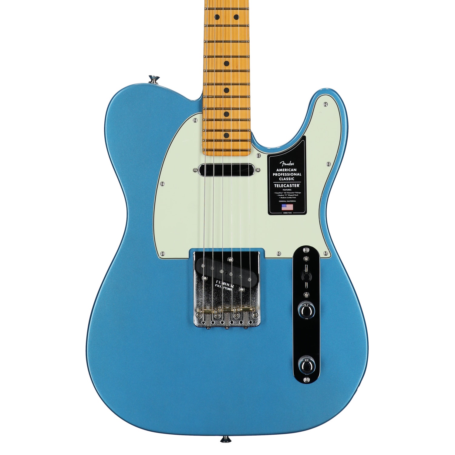 Fender Am Pro Classic Tele MN Lake Placid Blue WB View 2