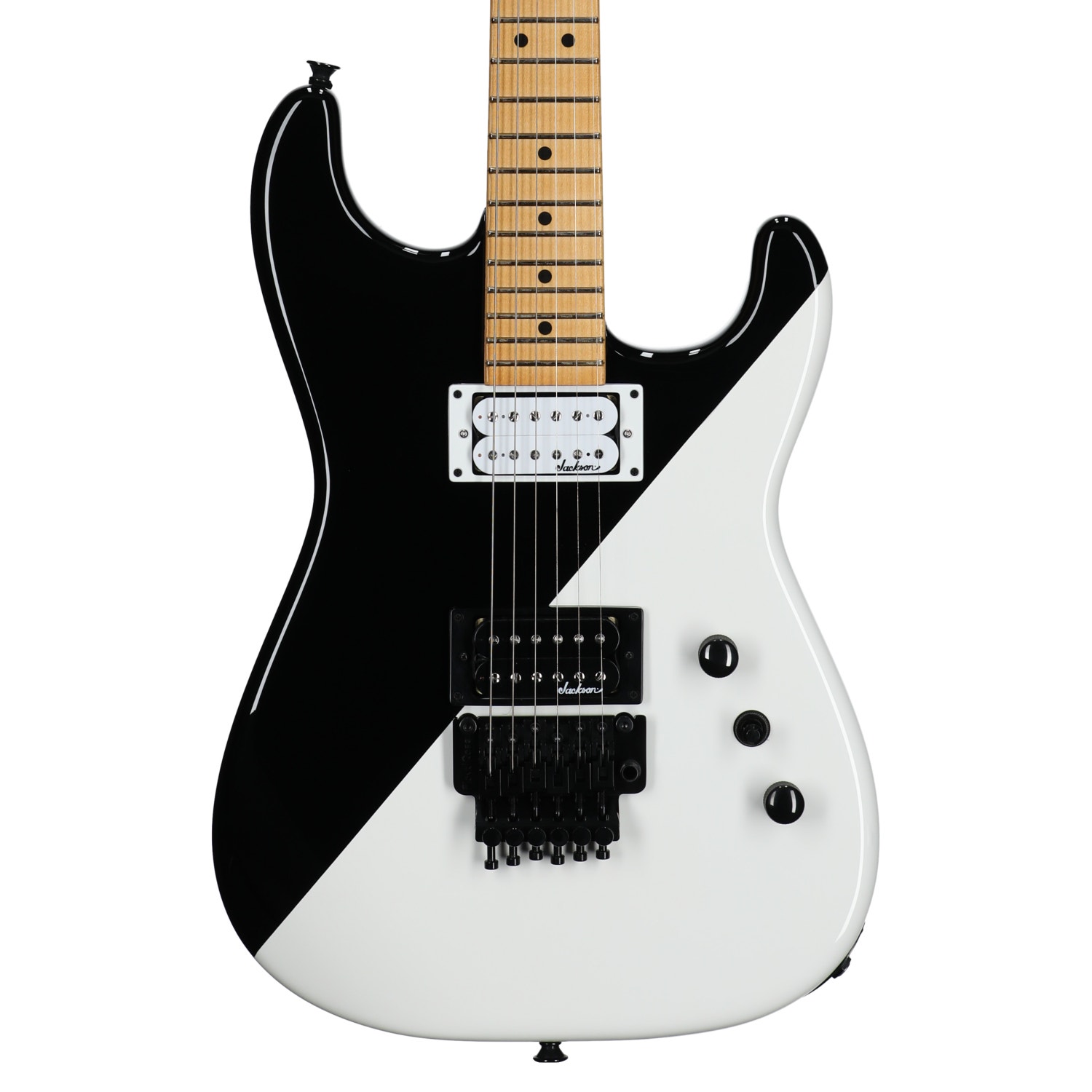 Jackson LE Pro Origins 1985 San Dimas SD1 HH Floyd Rose Guitar with Gig Bag Two Face