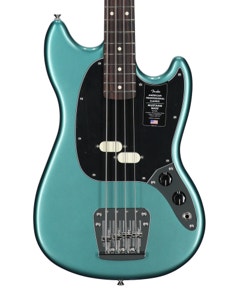 Fender American Professional Classic Mustang Bass Rosewood Guitar with Bag Sea Foam Green
