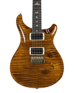 PRS Custom 24 10-Top Black Gold with Case View 2