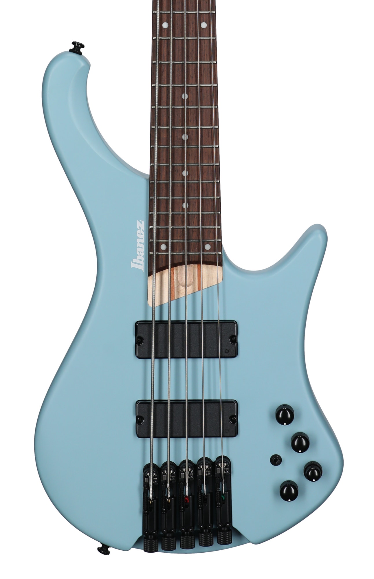 Ibanez EHB605 5-String Bass Guitar Purist Blue Matte View 2