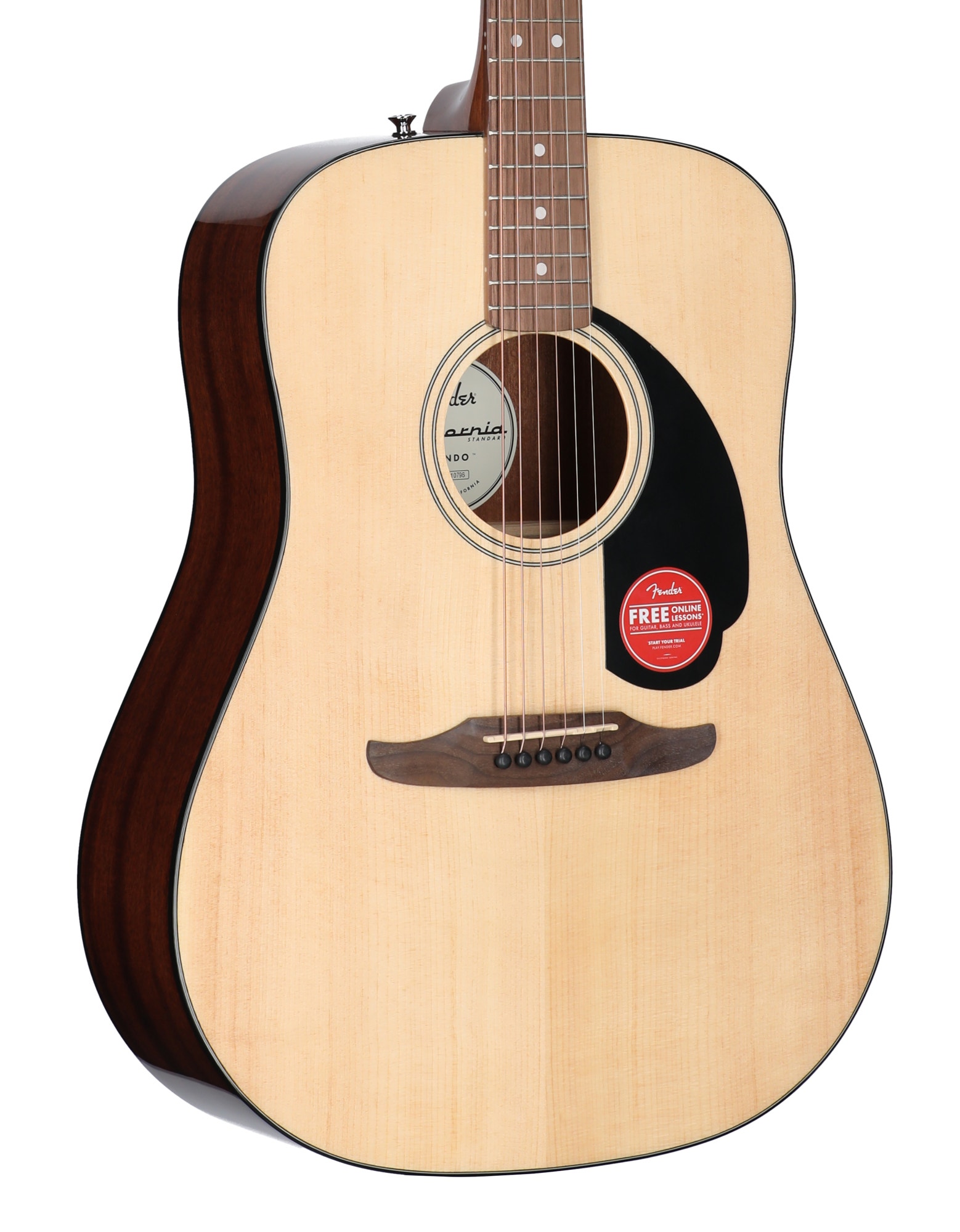 Fender California Standard Redondo Acoustic Guitar Package Natural