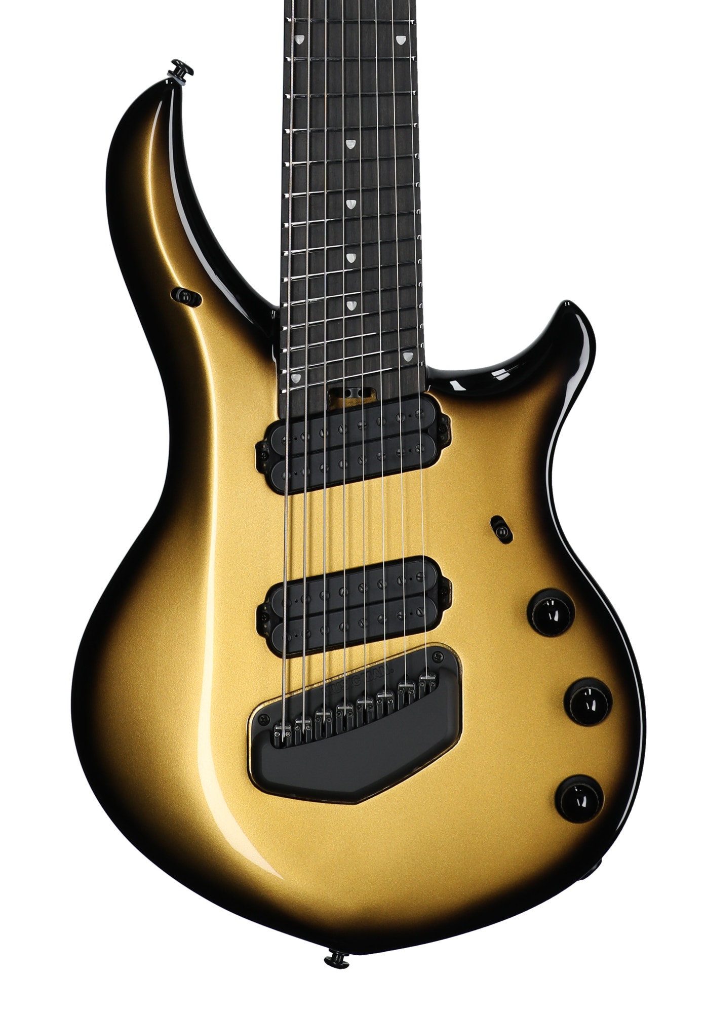 Ernie Ball Music Man John Petrucci Majesty 8 8-String Guitar with Mono Case Gold Eclipse