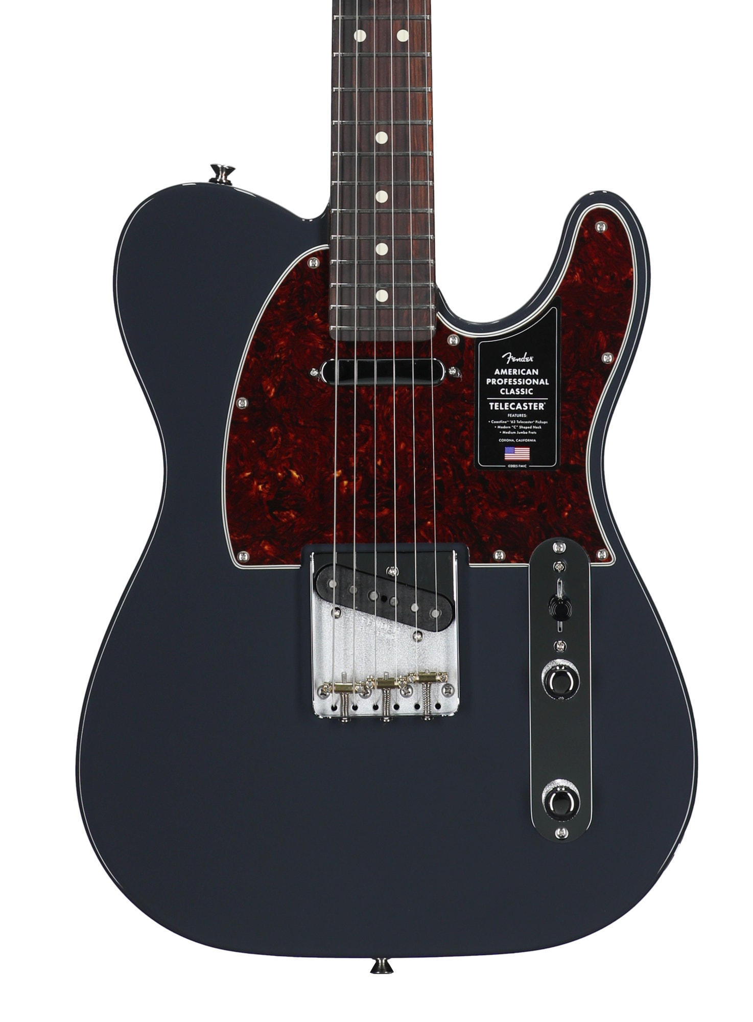 Fender American Professional Classic Telecaster Rosewood Guitar with Bag Faded Black