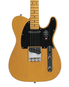 Fender American Professional Classic Telecaster Maple Guitar with Bag Butterscotch View 2