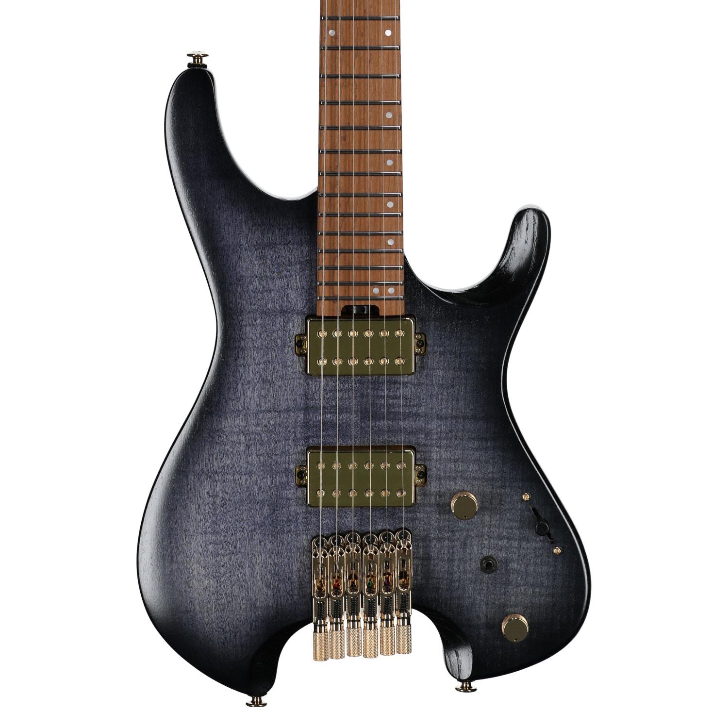 Ibanez Q52FMG Electric Guitar with Bag Deep Twilight Burst View 2
