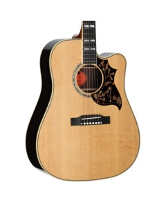 Epiphone Inspired by Gibson Custom Hummingbird Deluxe EC Guitar with Case Natural View 8