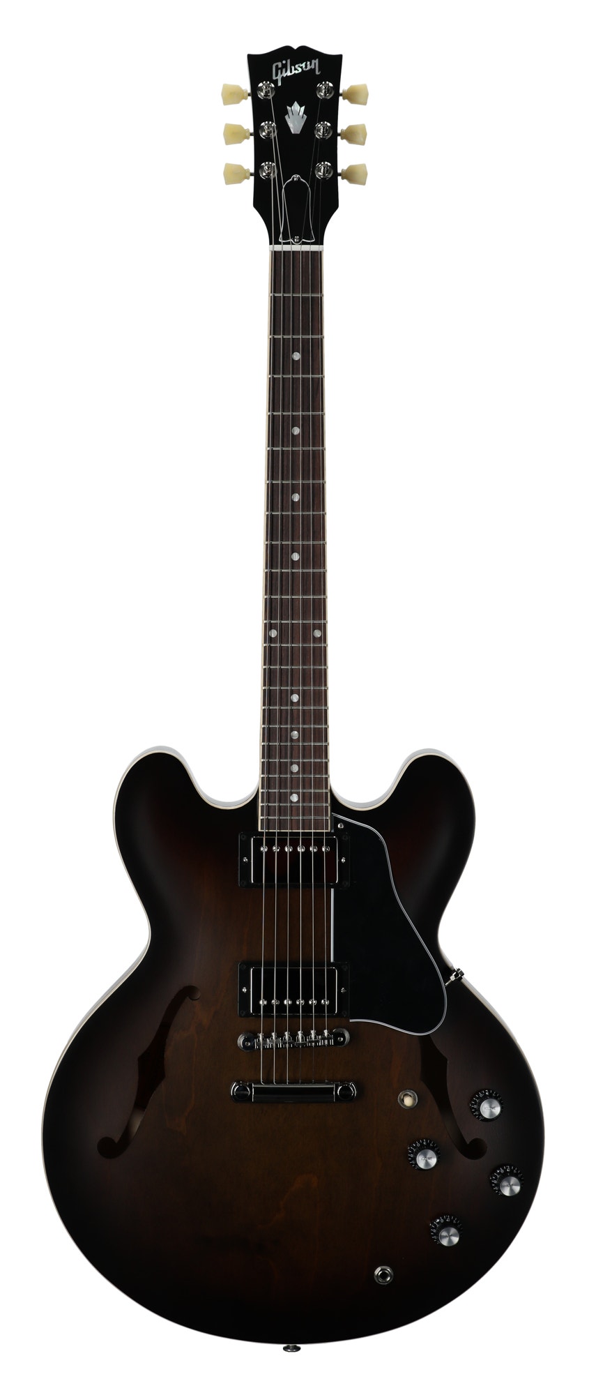 Gibson ES-335 Satin Semi Hollow Body Guitar with Case Smokehouse Burst