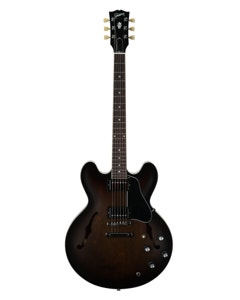 Gibson ES-335 Satin Semi Hollow Body Guitar with Case Smokehouse Burst