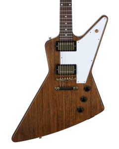 Gibson Custom Shop 1958 Mahogany Explorer Reissue Guitar with Case Antique Natural View 2