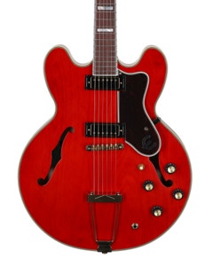 Epiphone Masterbilt Gem Archer Sheraton Guitar with Case Cherry View 2