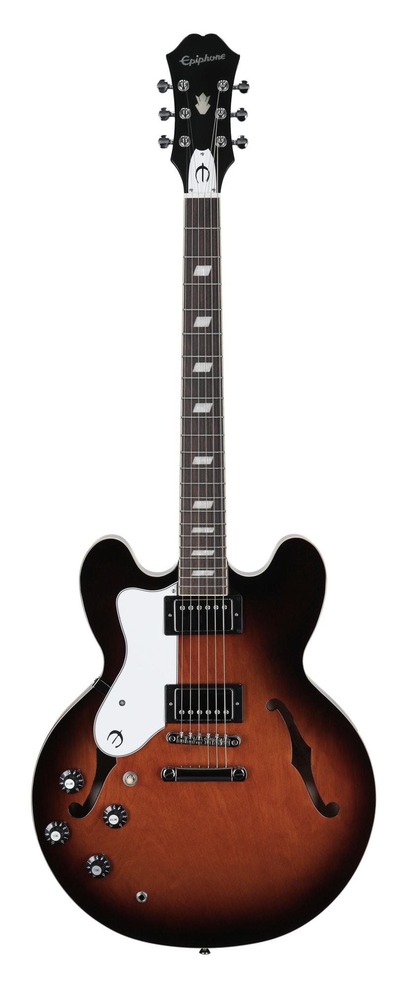 Epiphone Inspired by Gibson Bonehead Riviera Left-Handed Semi Hollow Guitar with Casevy Dark Tobacco Burst