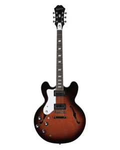 Epiphone Inspired by Gibson Bonehead Riviera Left-Handed Semi Hollow Guitar with Casevy Dark Tobacco Burst