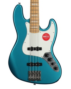 Squier Classic Vibe Active 70s Jazz Bass Guitar Maple Fingerboard Turquoise