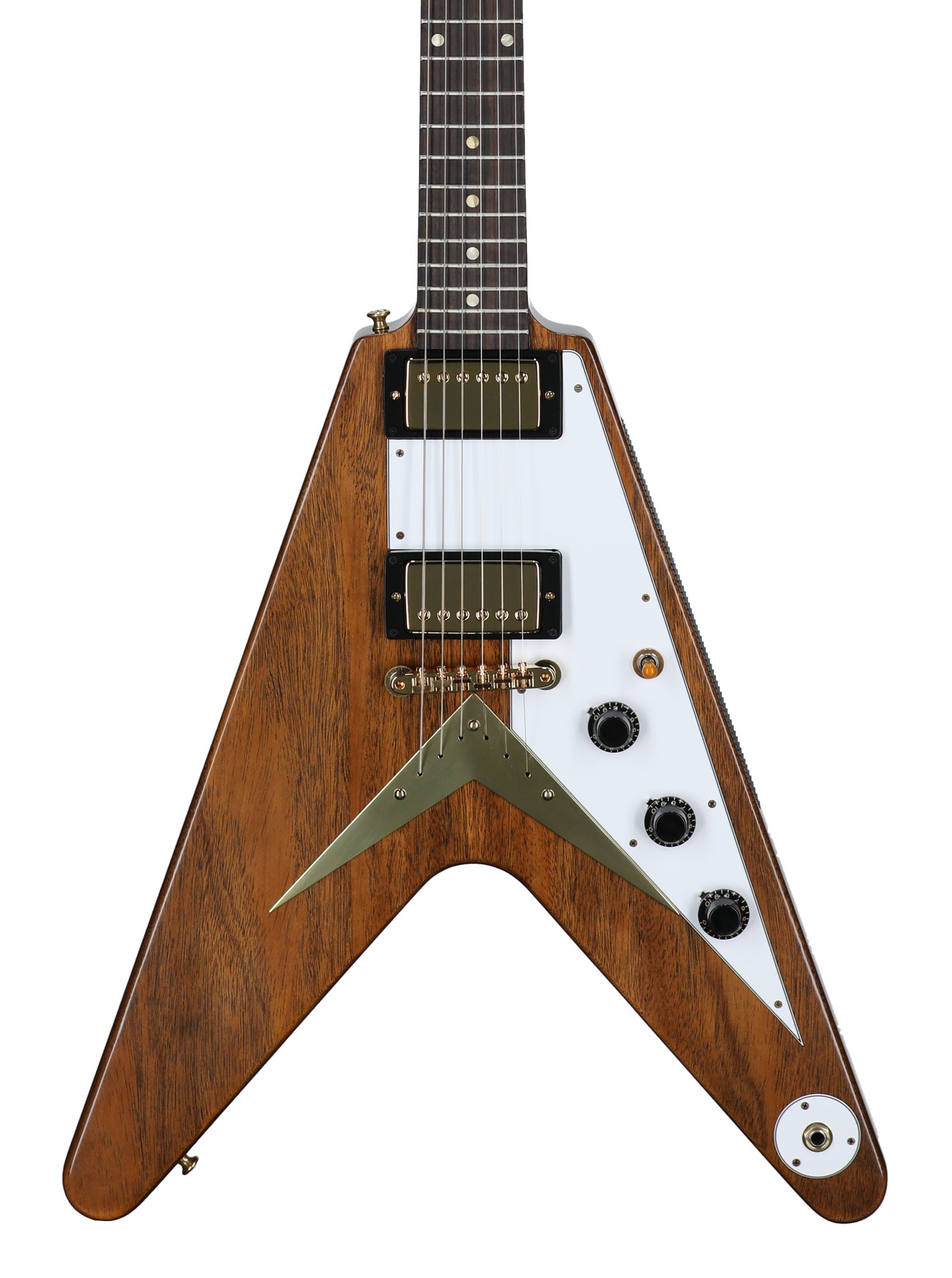 Gibson Custom Shop 1958 Mahogany Flying V Reissue Guitar with Case Antique Natural View 2