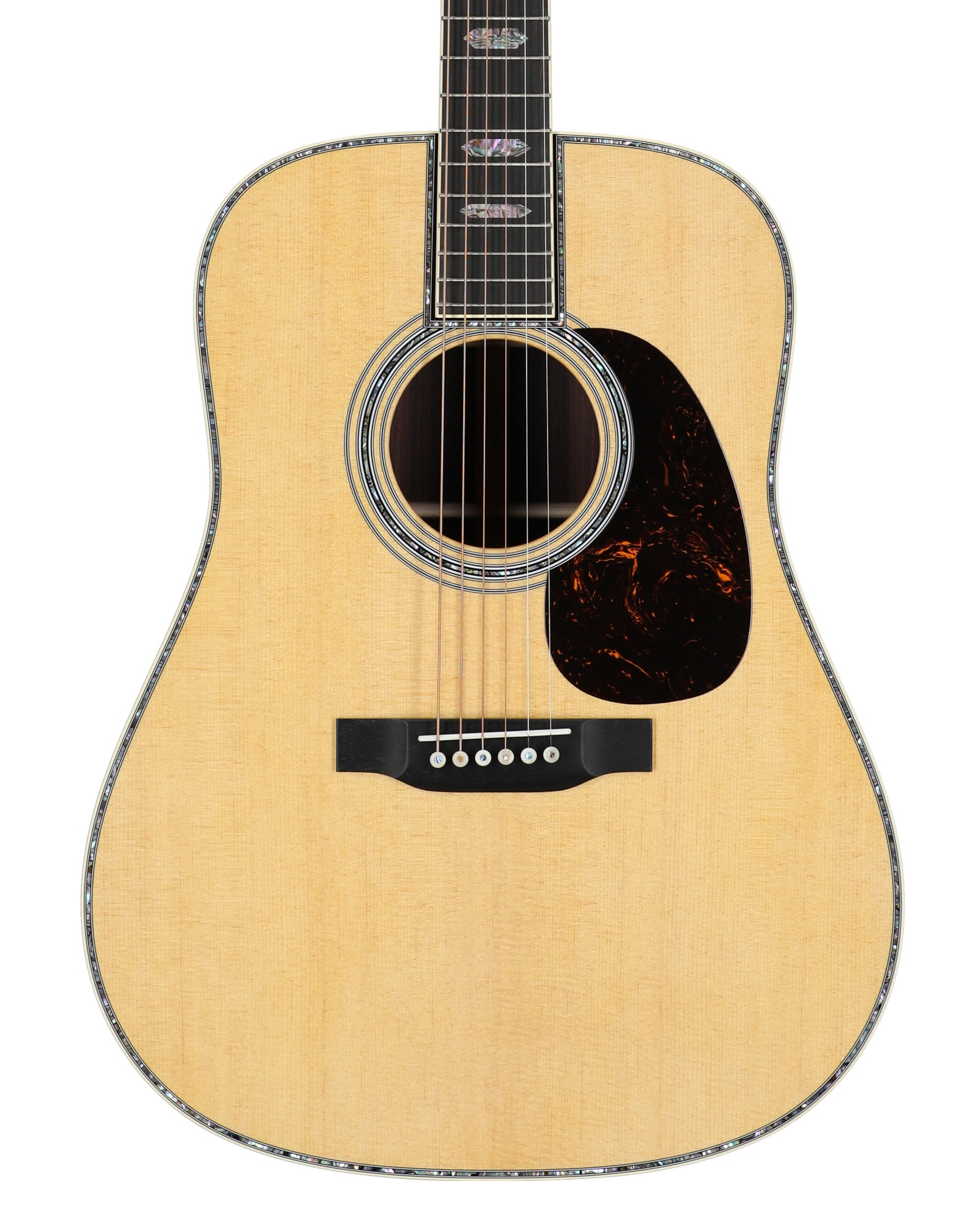 Martin D-45 Acoustic Guitar Natural with Case View 2