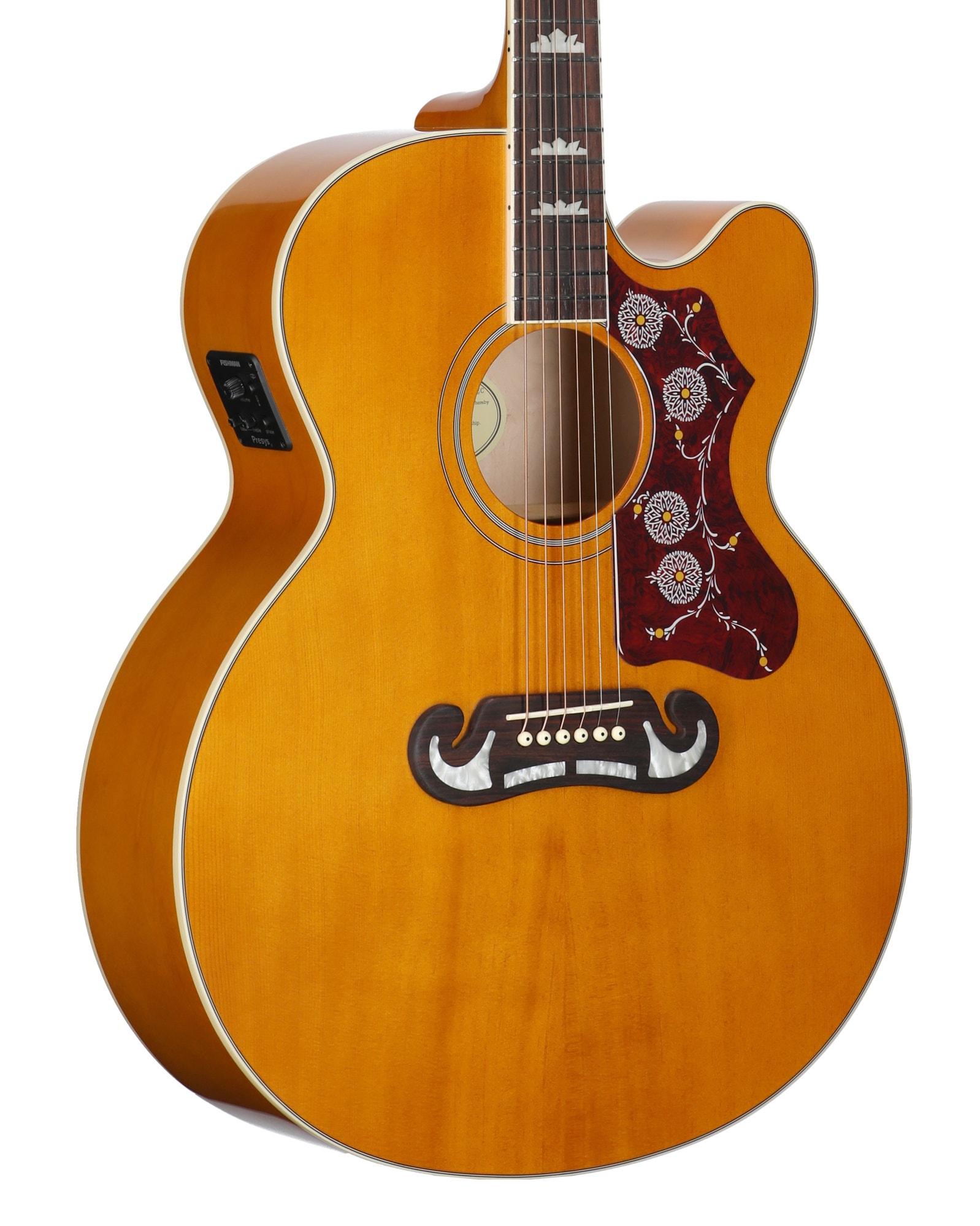 Epiphone J-200 Studio EC Jumbo Acoustic Electric Guitar with Bag