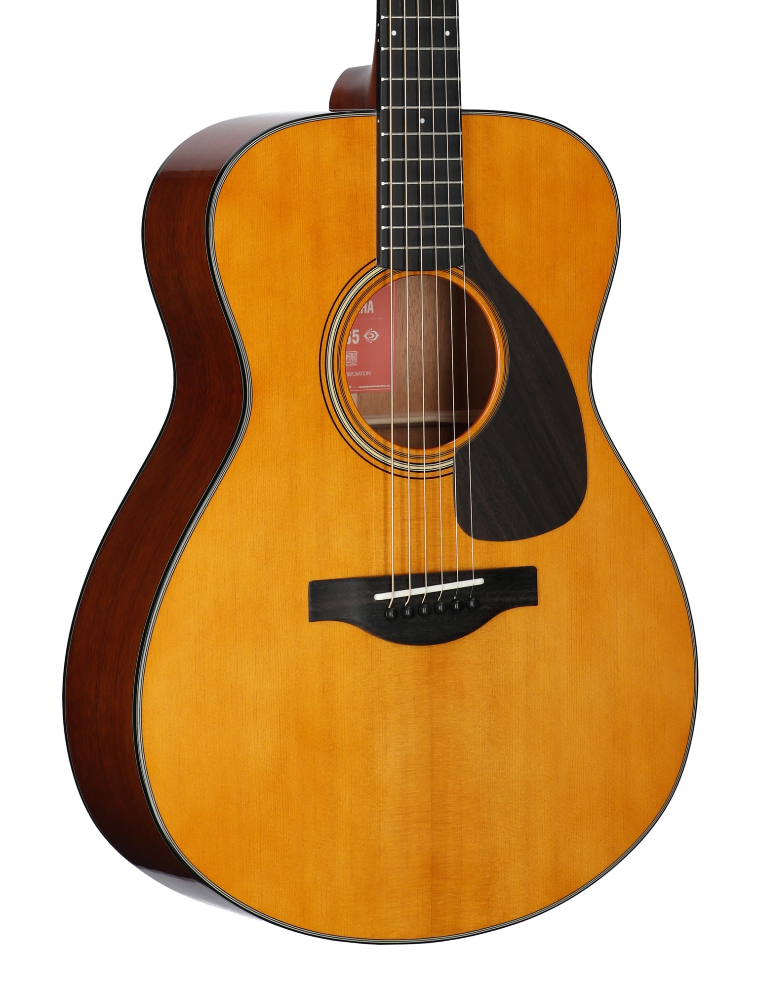 Yamaha FS5 Concert Acoustic Guitar with Case Gloss Natural