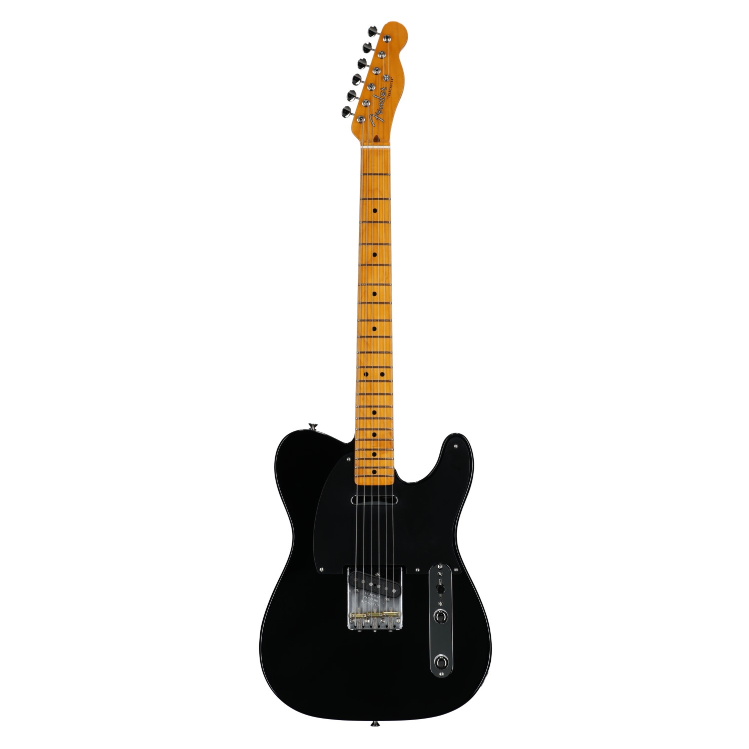 Fender LE American Vintage II 1957 Telecaster Flamed Neck Guitar with Case Black
