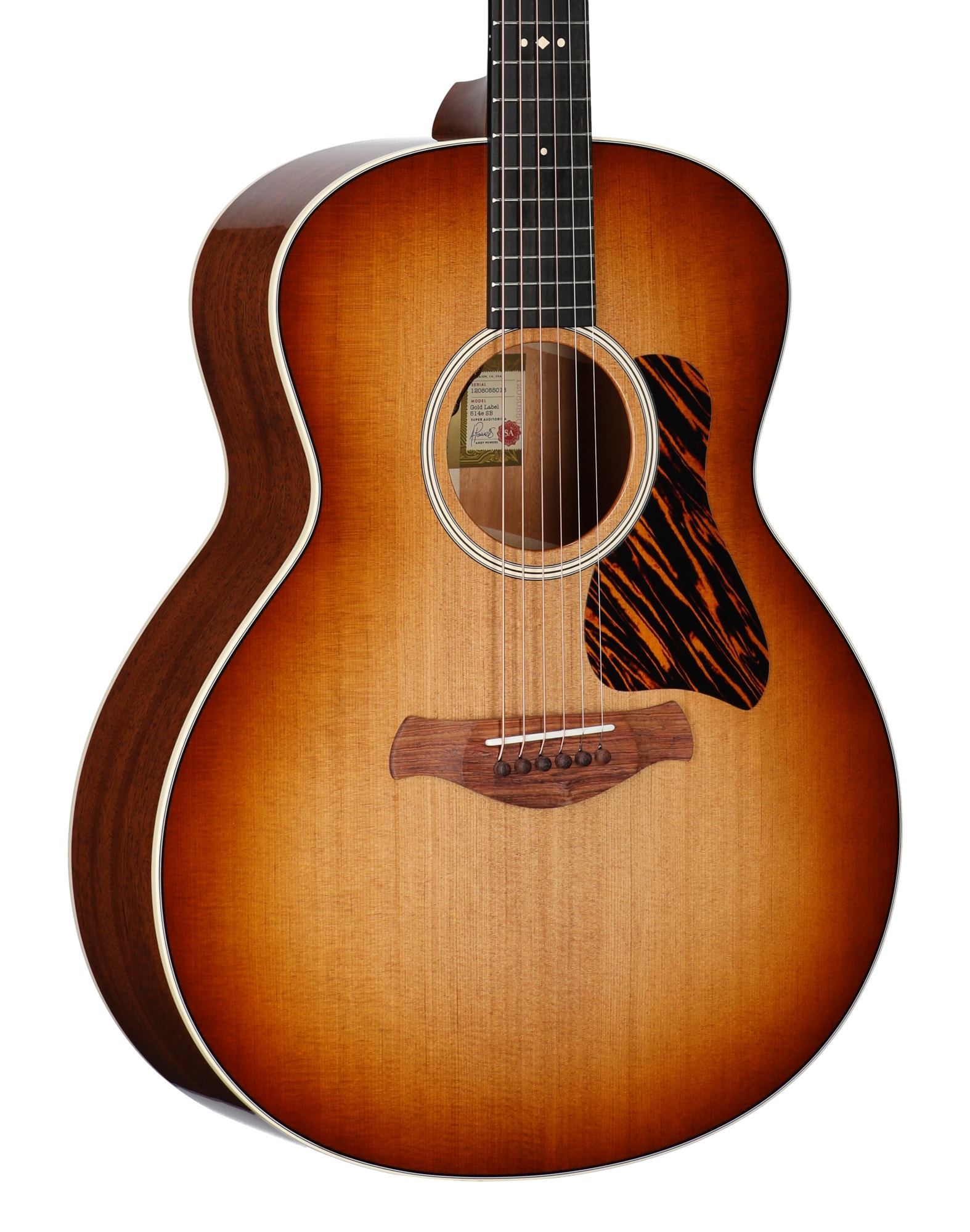 Taylor Gold Label 514e SB Super Auditorium Acoustic Electric Guitar with Case Firestripe Pickguard Sunburst