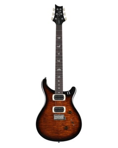 PRS SE Custom 24 Guitar Black Gold Burst with Gigbag View 1