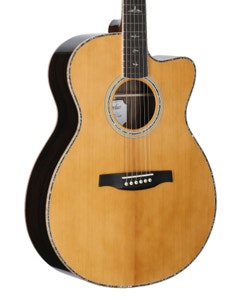 PRS SE Angelus A60 Acoustic Electric Guitar with Case Natural View 8