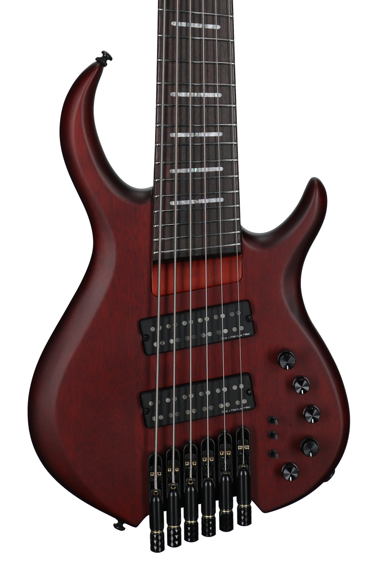Sire Marcus Miller M6 Headless 6-String Bass Guitar Mahohany View 2
