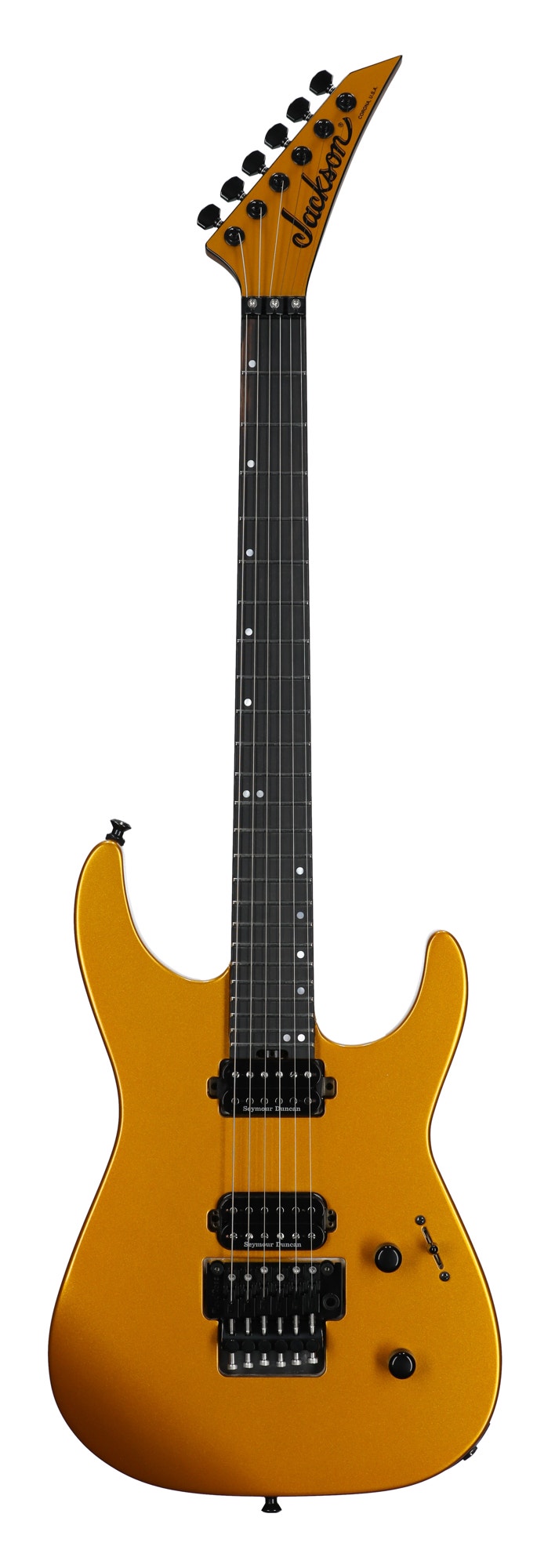 Jackson American Series Virtuoso Guitar Limited Edition Gold Rush with Case View 1
