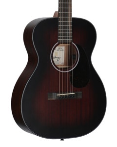 Martin 000 Jr E Jeff Tweedy Acoustic Electric Guitar with Soft Shell Case Tweedy Burst View 8