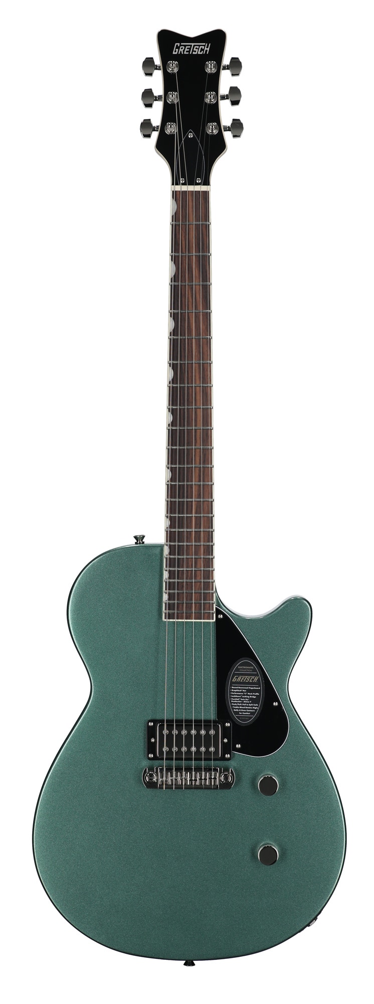 Gretsch Electromatic Jet Club 1 Pickup Rosewood Fingerboard Guitar Steel Olive