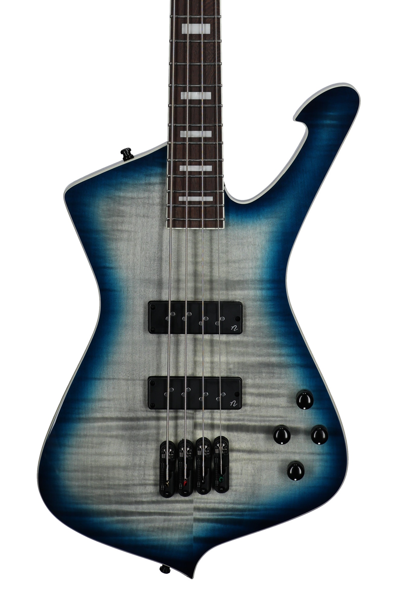 Ibanez ICB720FM Iceman Electric Bass Guitar with Gig Bag Cosmic Blue Starburst