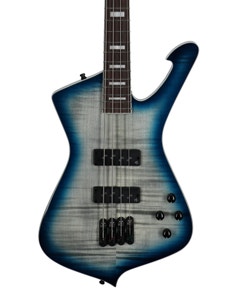 Ibanez ICB720FM Iceman Electric Bass Guitar with Gig Bag Cosmic Blue Starburst