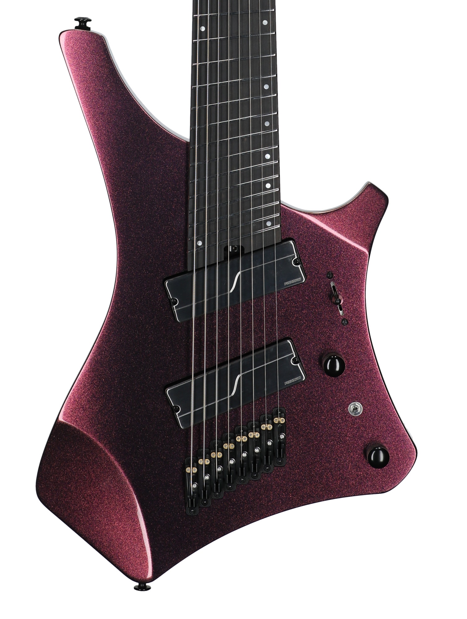 Ibanez Alpha Series A528 8-String Electric Guitar with Gig Bag Coral Mirage View 2